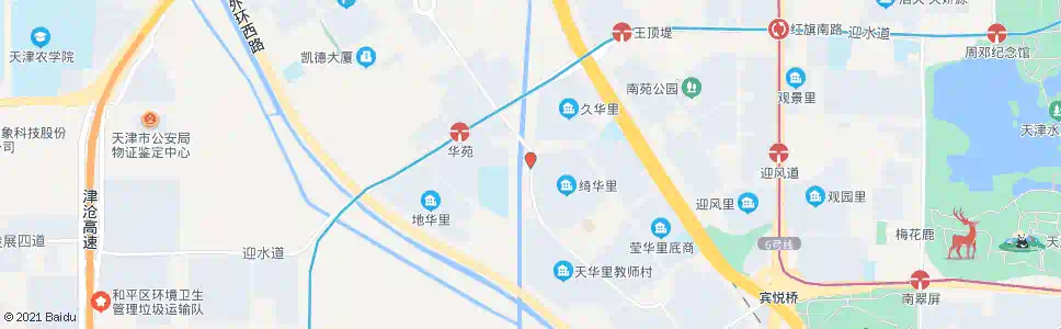 天津绮华里_公交站地图_天津公交_妙搜公交查询2025