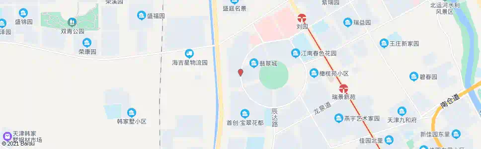 天津瑞景西道_公交站地图_天津公交_妙搜公交查询2025