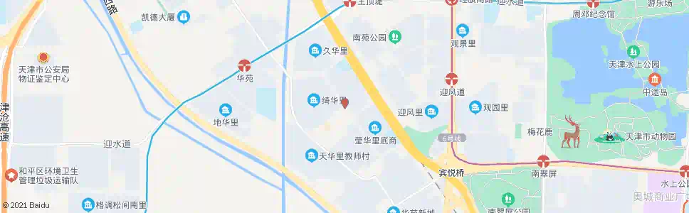 天津长华里_公交站地图_天津公交_妙搜公交查询2025