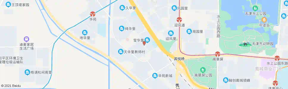 天津莹华里_公交站地图_天津公交_妙搜公交查询2025