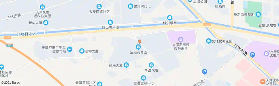 天津环河北路_公交站地图_天津公交_妙搜公交查询2025