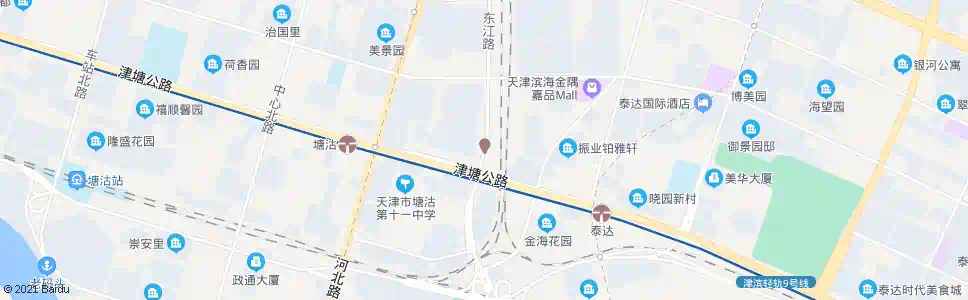 天津福达苑_公交站地图_天津公交_妙搜公交查询2025