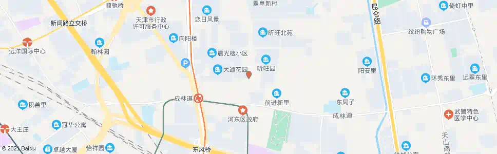天津奥兰里_公交站地图_天津公交_妙搜公交查询2025