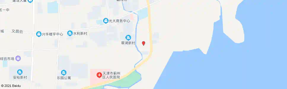 天津交警支队(蓟县)_公交站地图_天津公交_妙搜公交查询2025