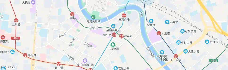 天津和平路_公交站地图_天津公交_妙搜公交查询2025