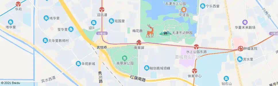 天津南翠屏站_公交站地图_天津公交_妙搜公交查询2025