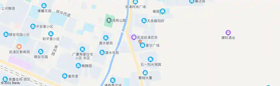 天津中信广场(终点站)_公交站地图_天津公交_妙搜公交查询2025