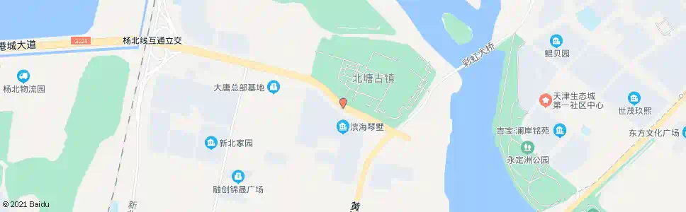 天津北塘古镇_公交站地图_天津公交_妙搜公交查询2025