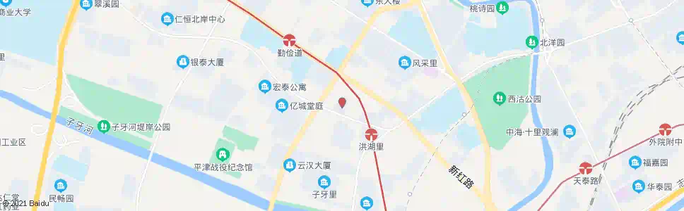 天津凤屏公寓_公交站地图_天津公交_妙搜公交查询2025