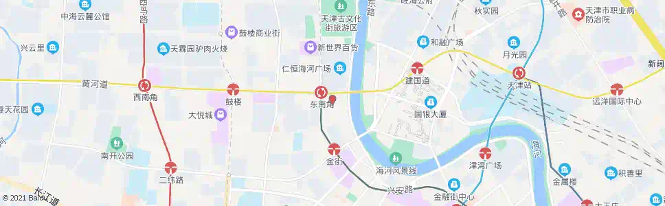 天津兴安路南市_公交站地图_天津公交_妙搜公交查询2025