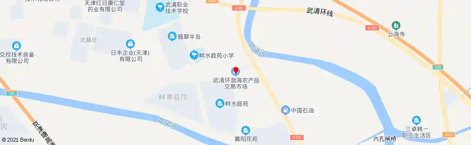 天津环渤海农产品交流中心(武清会馆)_公交站地图_天津公交_妙搜公交查询2025