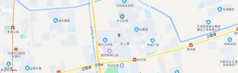 天津蓝山园_公交站地图_天津公交_妙搜公交查询2025