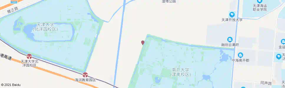 天津海教园管委会_公交站地图_天津公交_妙搜公交查询2025