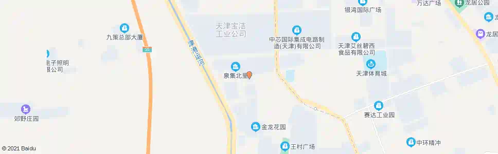 天津泉集北里_公交站地图_天津公交_妙搜公交查询2025