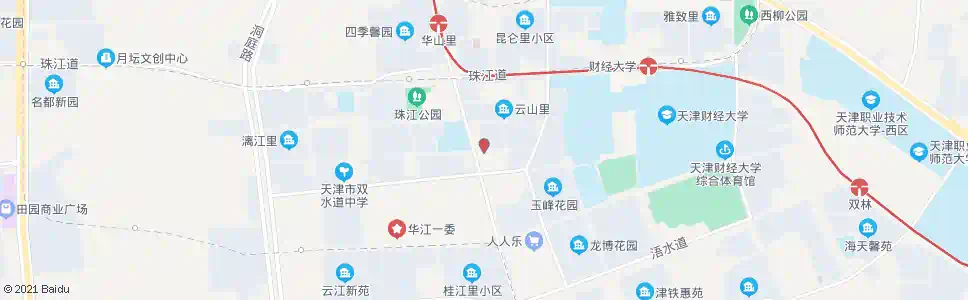 天津元山里_公交站地图_天津公交_妙搜公交查询2025