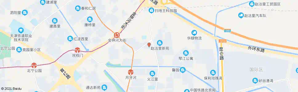 天津乌江北里(区间终点)_公交站地图_天津公交_妙搜公交查询2025