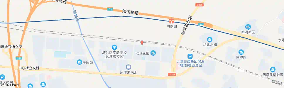 天津远洋城道公交站_公交站地图_天津公交_妙搜公交查询2025
