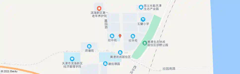 天津欣嘉园第一小学_公交站地图_天津公交_妙搜公交查询2025