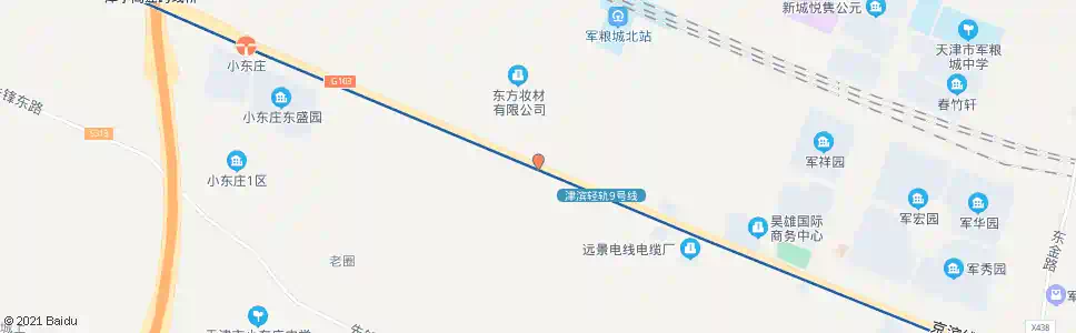 天津十三顷_公交站地图_天津公交_妙搜公交查询2025