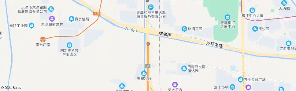 天津建新(津淄公路)_公交站地图_天津公交_妙搜公交查询2025