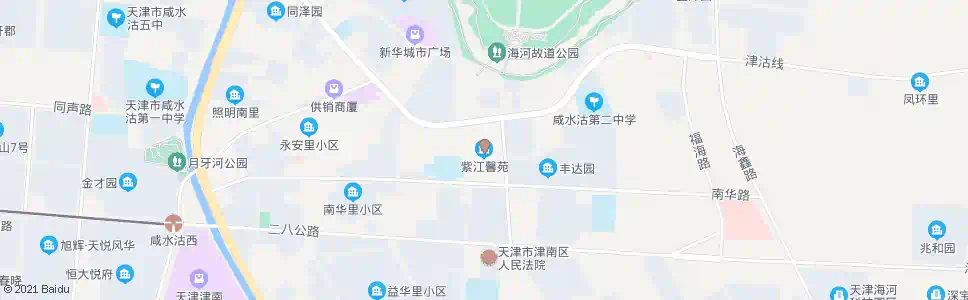 天津紫江馨苑_公交站地图_天津公交_妙搜公交查询2025
