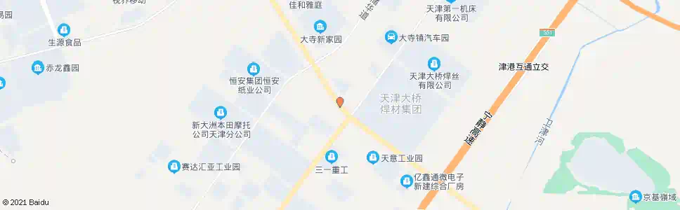 天津赛达世纪大道_公交站地图_天津公交_妙搜公交查询2025
