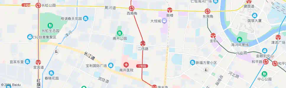 天津二纬路站_公交站地图_天津公交_妙搜公交查询2025