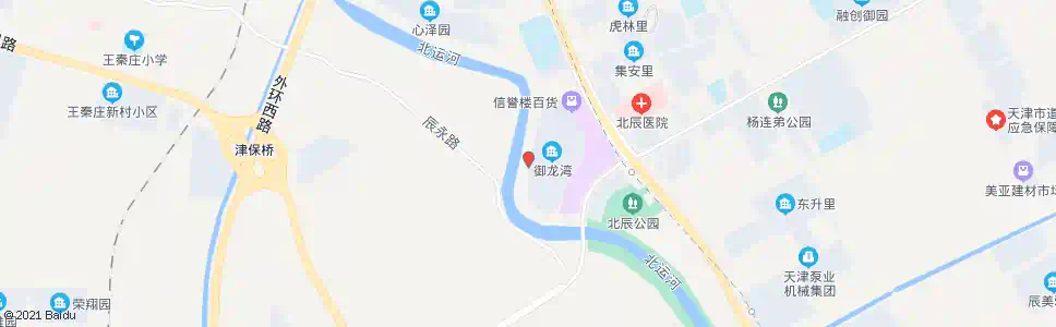 天津御龙湾_公交站地图_天津公交_妙搜公交查询2025
