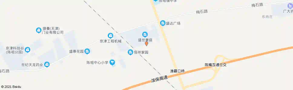 天津格兰庭苑_公交站地图_天津公交_妙搜公交查询2025
