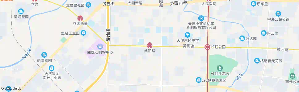 天津咸阳路站_公交站地图_天津公交_妙搜公交查询2025