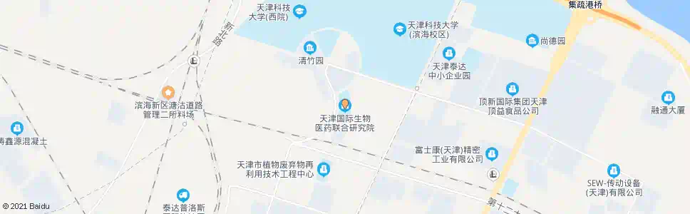 天津生物医药研究院_公交站地图_天津公交_妙搜公交查询2025