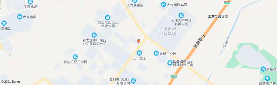 天津华宁电子_公交站地图_天津公交_妙搜公交查询2025