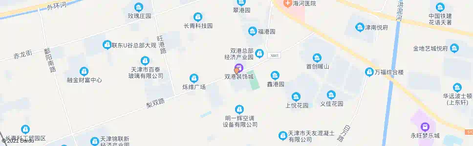 天津双港装饰城_公交站地图_天津公交_妙搜公交查询2025