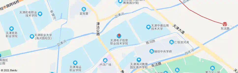 天津电子信息职业学院_公交站地图_天津公交_妙搜公交查询2025