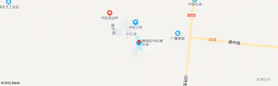 天津中旺中学_公交站地图_天津公交_妙搜公交查询2025