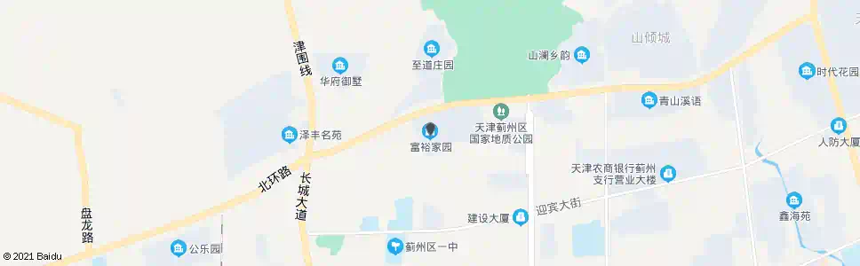 天津富裕家园_公交站地图_天津公交_妙搜公交查询2025