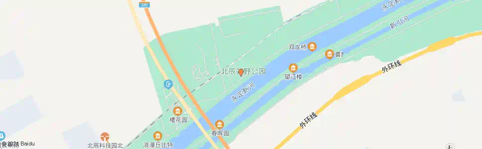 天津北辰郊野公园_公交站地图_天津公交_妙搜公交查询2025