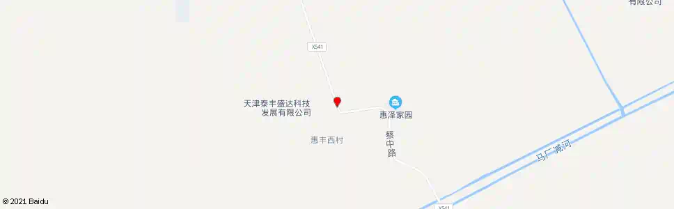 天津惠丰西村_公交站地图_天津公交_妙搜公交查询2025