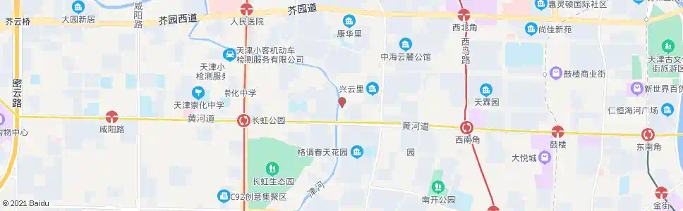 天津宇正园_公交站地图_天津公交_妙搜公交查询2025