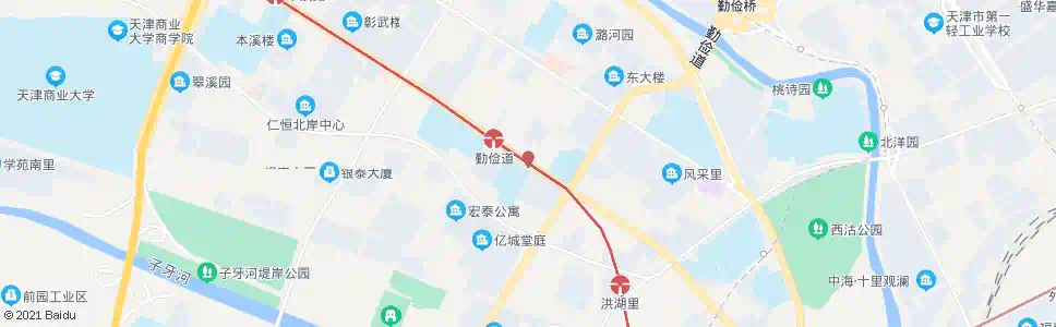天津丁字沽十一段_公交站地图_天津公交_妙搜公交查询2025