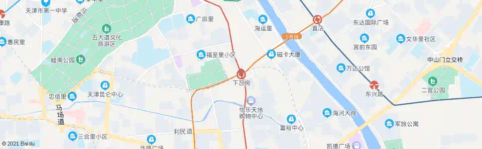 天津下瓦房_公交站地图_天津公交_妙搜公交查询2025