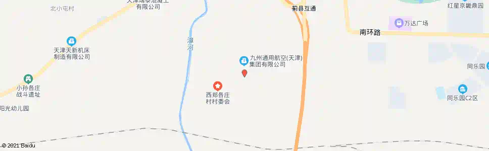 天津中郑庄_公交站地图_天津公交_妙搜公交查询2025