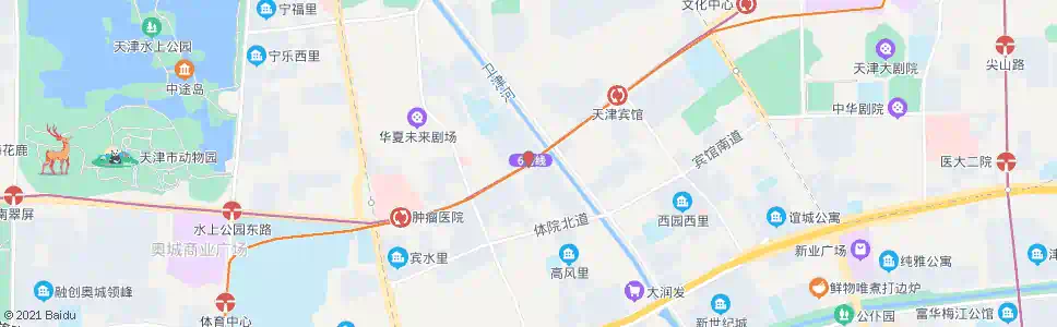 天津宾水桥_公交站地图_天津公交_妙搜公交查询2025