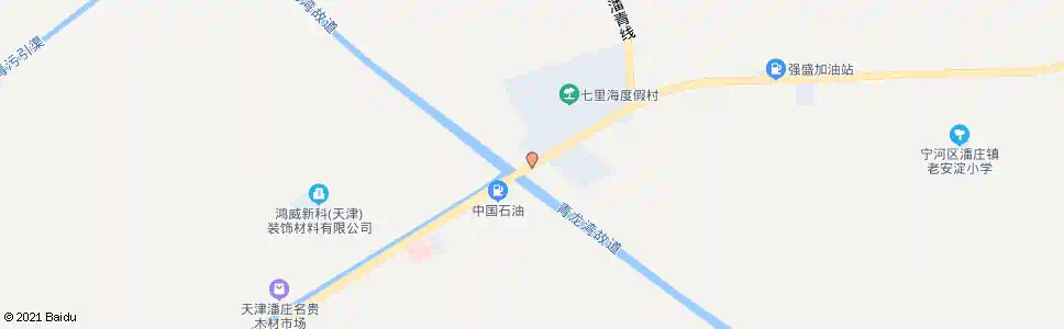 天津潘庄桥_公交站地图_天津公交_妙搜公交查询2025