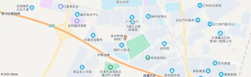 天津融科心贻湾_公交站地图_天津公交_妙搜公交查询2025