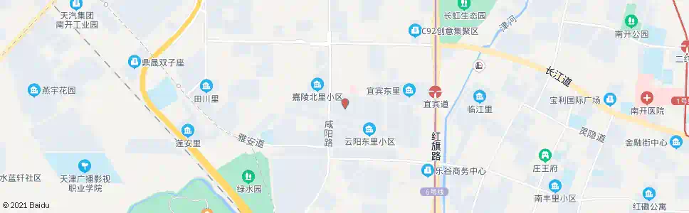 天津咸阳北里_公交站地图_天津公交_妙搜公交查询2025