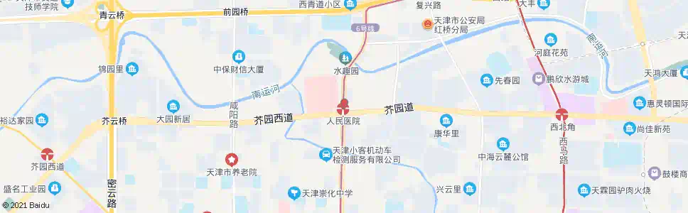 天津小站红旗路_公交站地图_天津公交_妙搜公交查询2025
