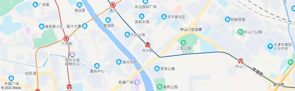 天津东兴路站_公交站地图_天津公交_妙搜公交查询2025