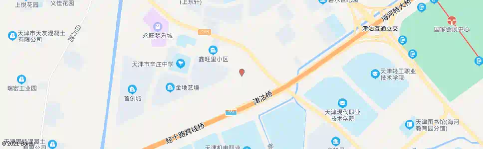 天津鑫旺里市场_公交站地图_天津公交_妙搜公交查询2025