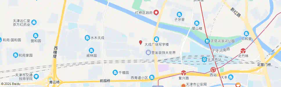 天津海源公寓_公交站地图_天津公交_妙搜公交查询2025